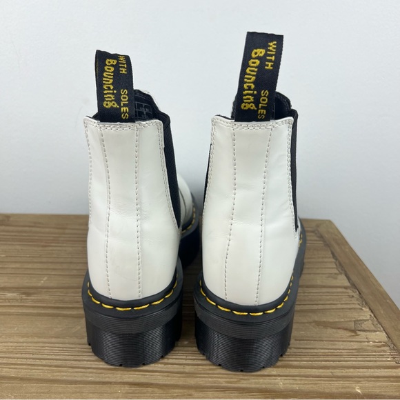 Dr. Martens 2976 Smooth Leather Platform Chelsea Boots - Picture 3 of 9